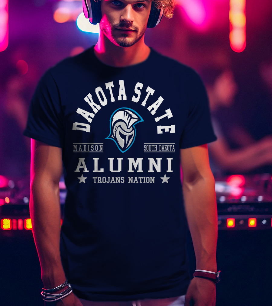 Dakota State Alumni Madison South Dakota Trojans Nation T-Shirt