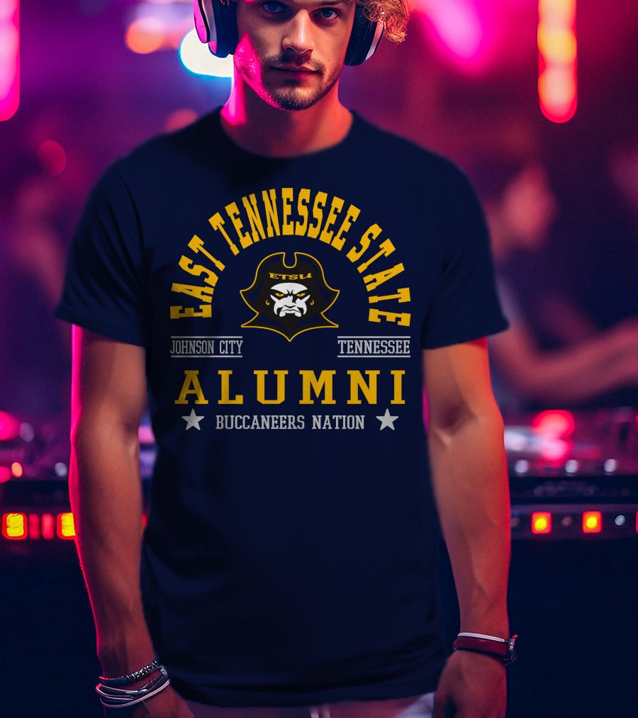 East Tennessee State Alumni Buccaneers Nation Johnson City Tennessee T-Shirt