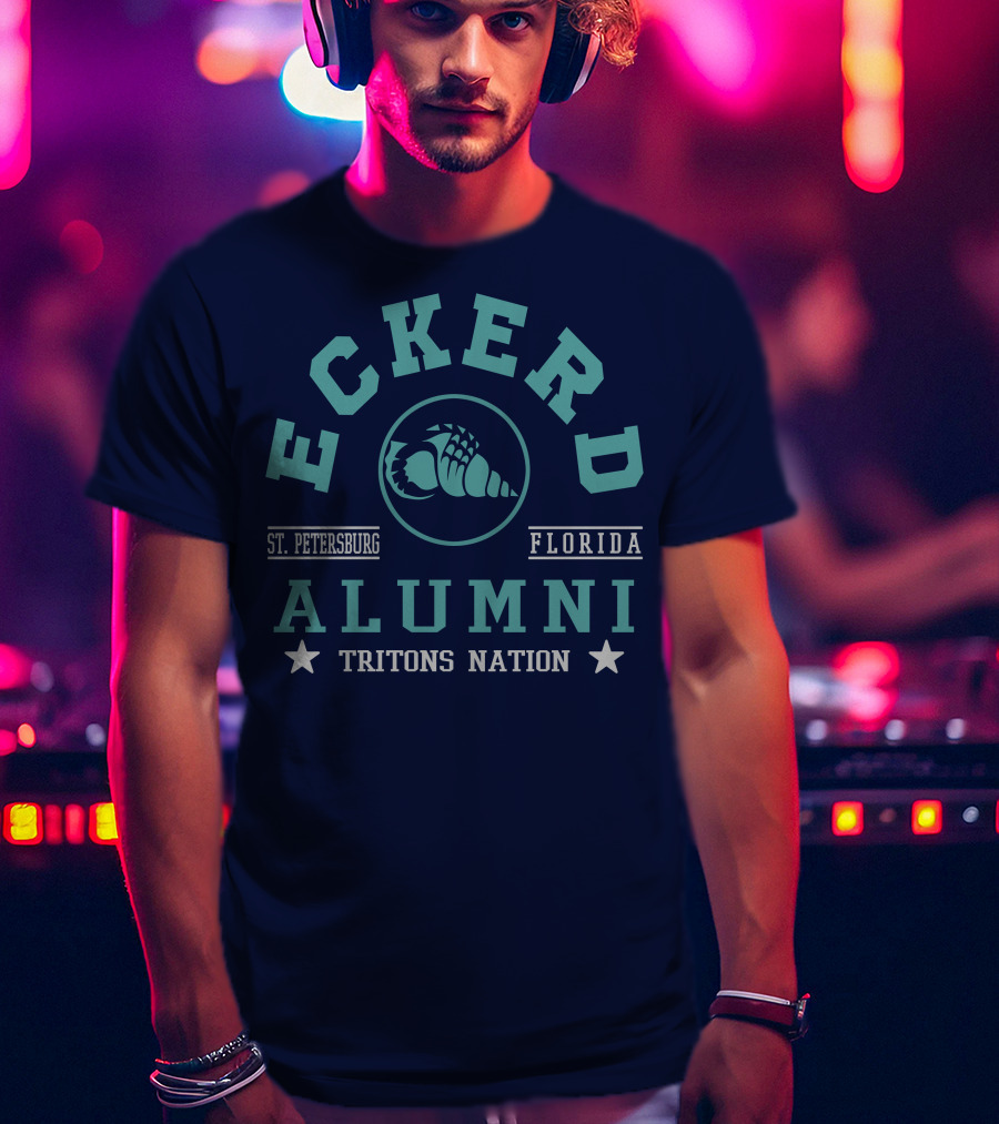 Eckerd College Alumni St. Petersburg Florida Tritons Nation T-Shirt