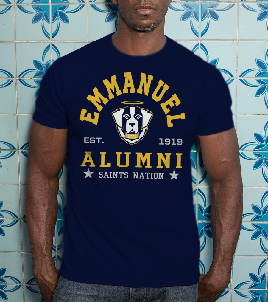 EMMANUEL Alumni EST. 1919 Saints Nation T-Shirt