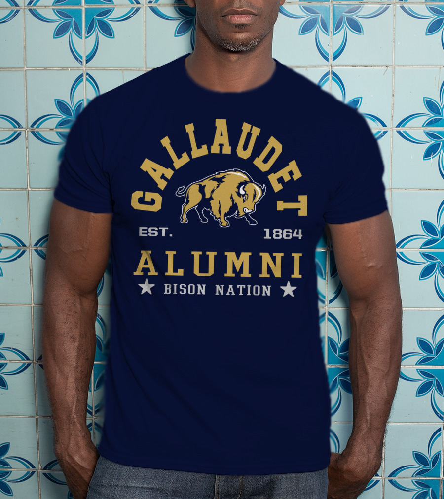 Gallaudet Alumni Bison Nation Est. 1864 T-Shirt