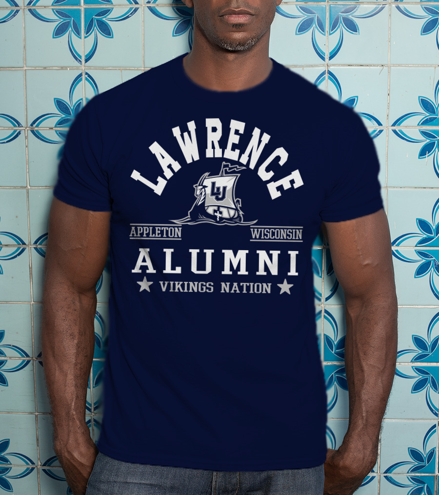 Lawrence Alumni Vikings Nation Appleton Wisconsin T-Shirt