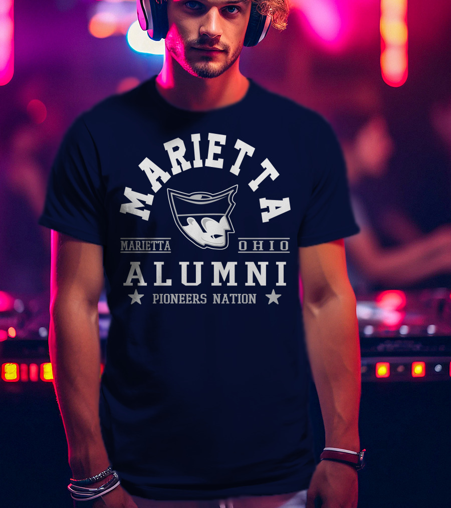 Marietta Ohio Alumni Pioneers Nation T-Shirt