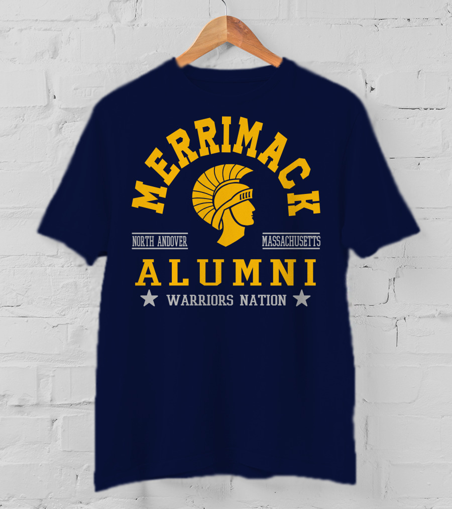 Merrimack College Warriors Nation Alumni North Andover Massachusetts T-Shirt
