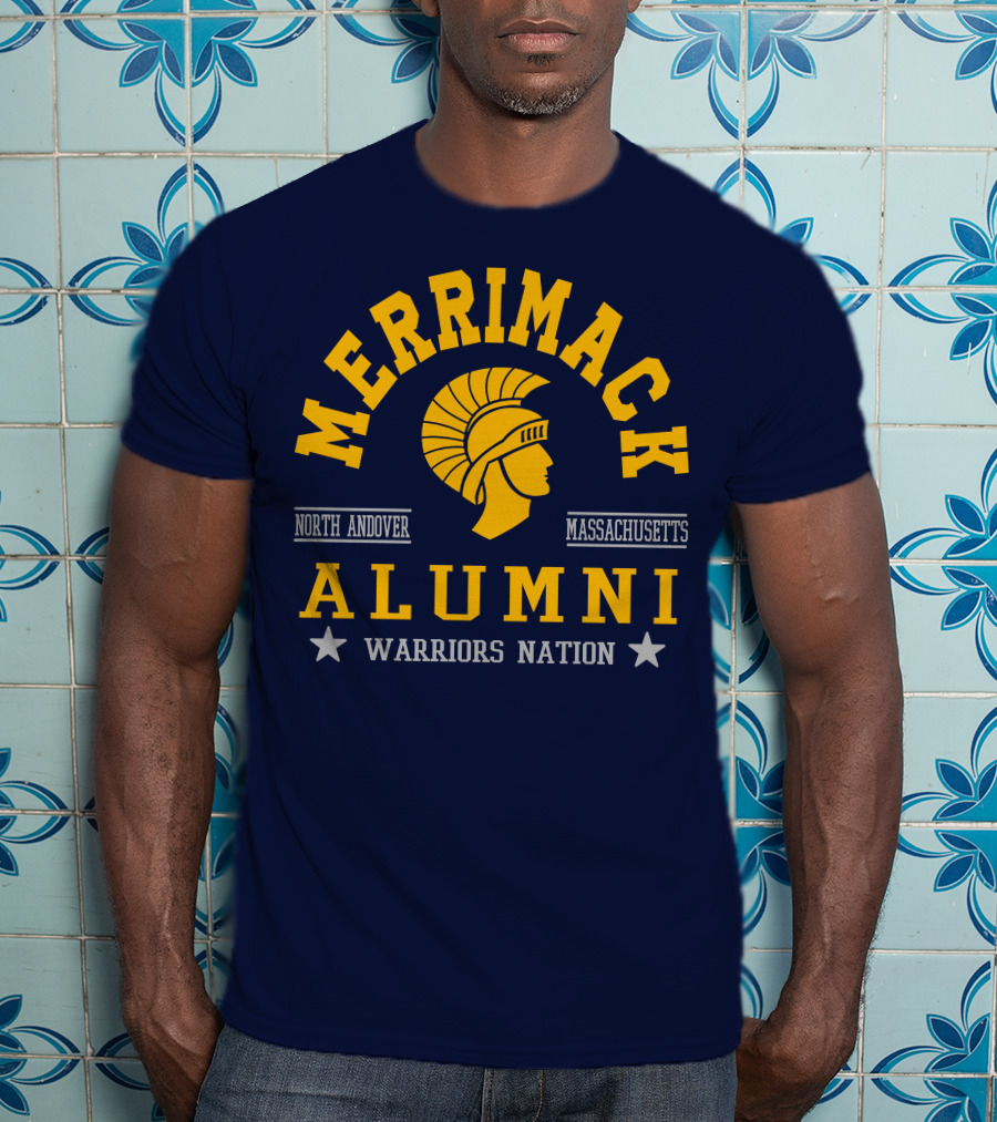 Merrimack College Warriors Nation Alumni North Andover Massachusetts T-Shirt