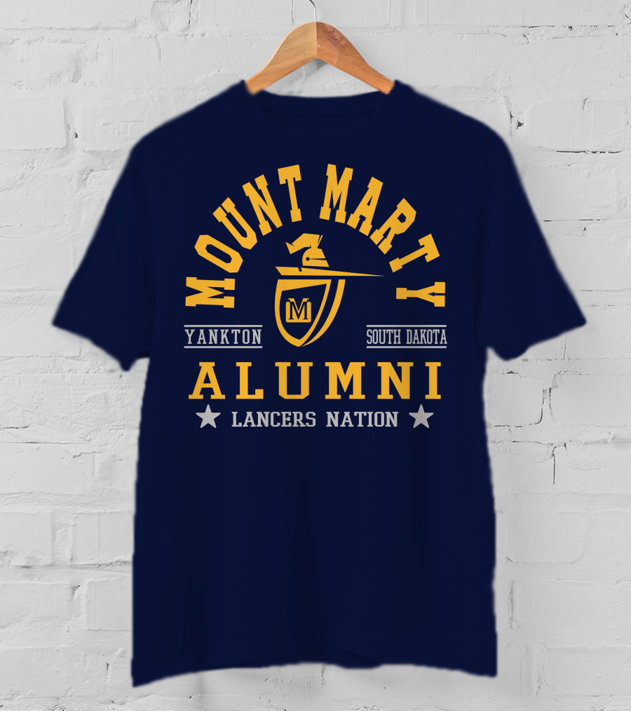 Mount Marty Yankton South Dakota Alumni Lancers Nation T-Shirt