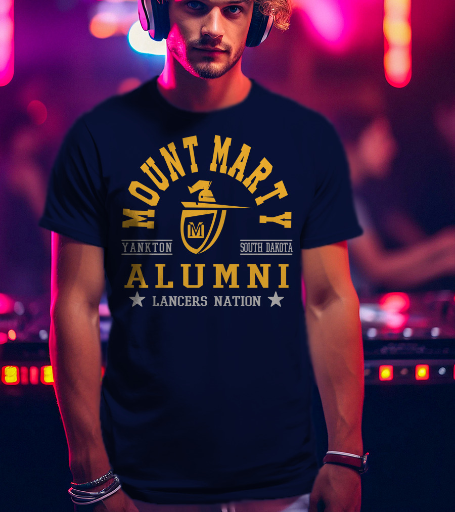 Mount Marty Yankton South Dakota Alumni Lancers Nation T-Shirt