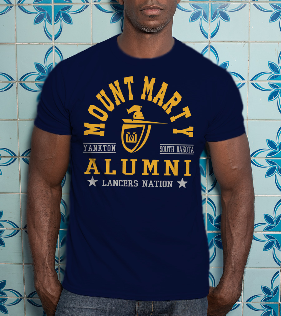 Mount Marty Yankton South Dakota Alumni Lancers Nation T-Shirt