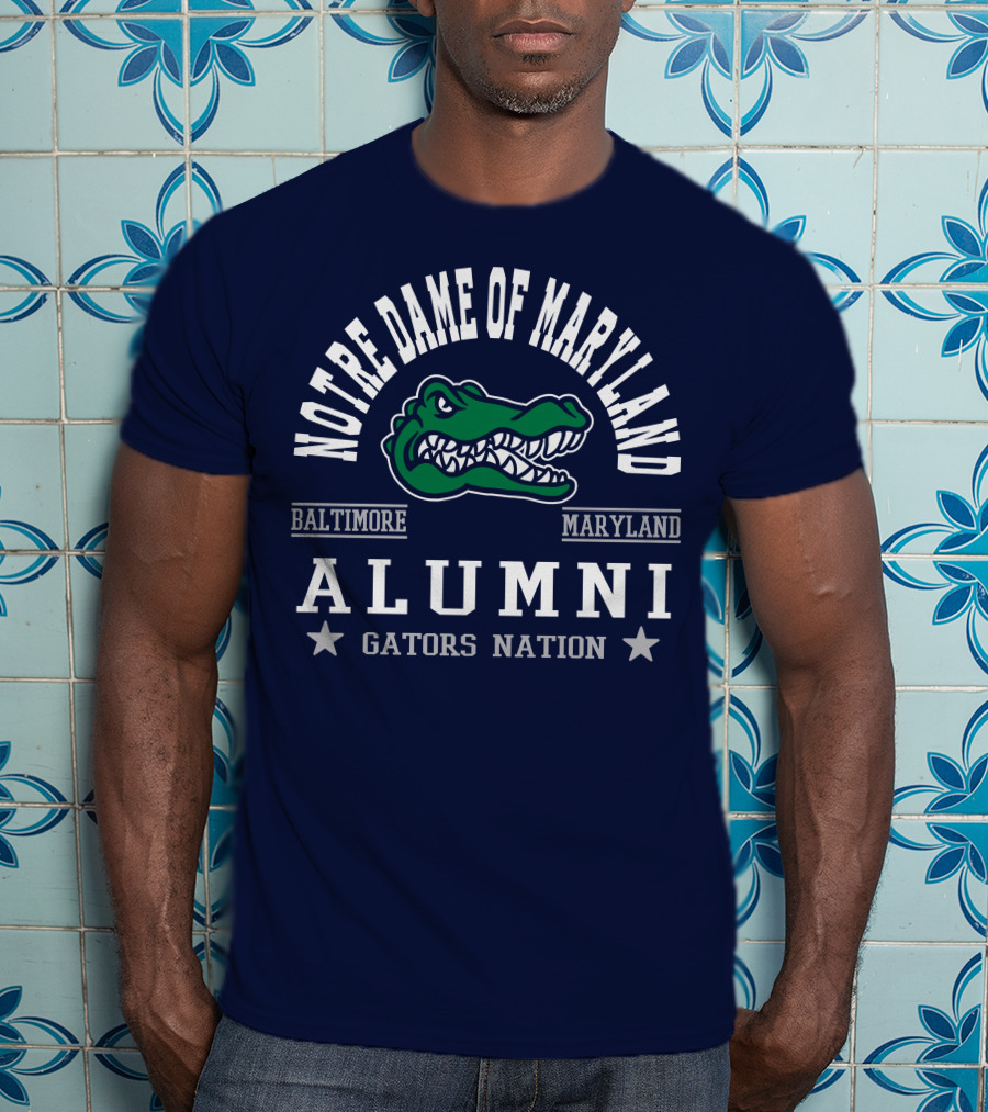 Notre Dame Of Maryland Alumni Baltimore Maryland Gators Nation T-Shirt