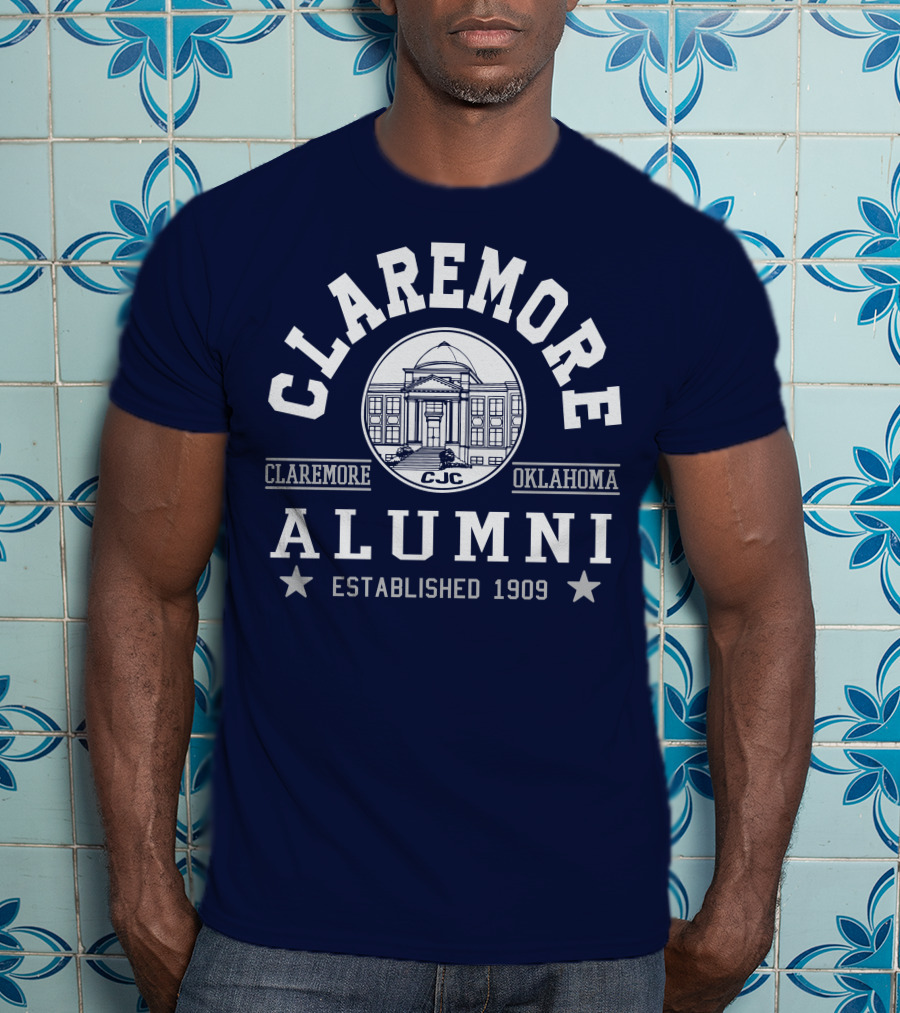 Claremore Oklahoma CJC Alumni Established 1909 T-Shirt