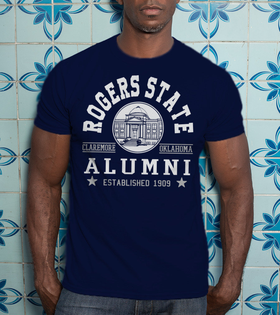 Rogers State Alumni Claremore Oklahoma Established 1909 T-Shirt