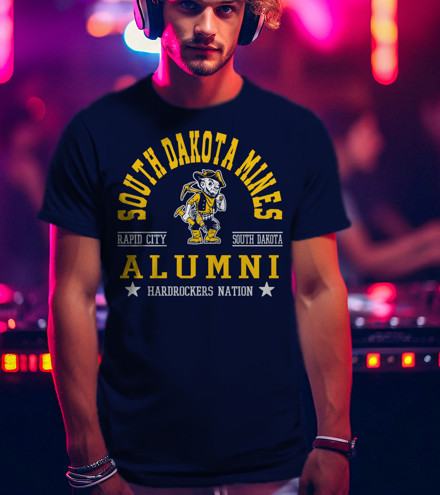South Dakota Mines Rapid City Hardrockers Nation Alumni T-Shirt