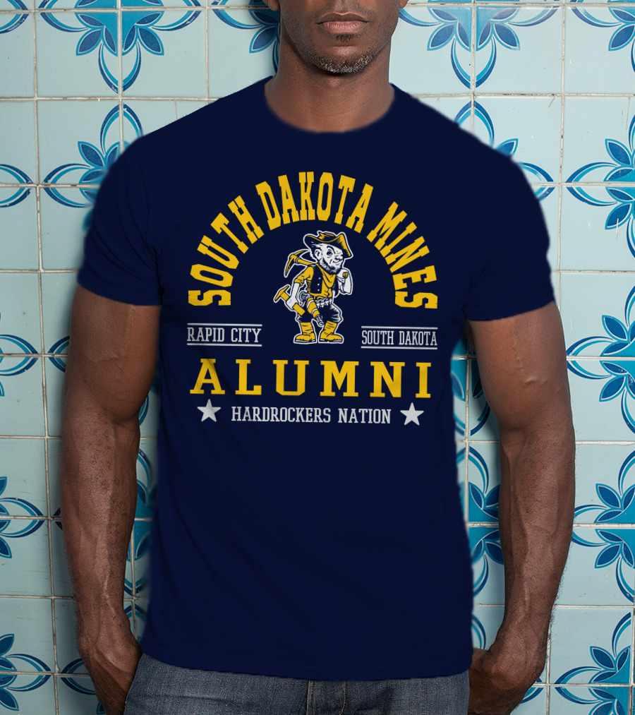 South Dakota Mines Rapid City Hardrockers Nation Alumni T-Shirt