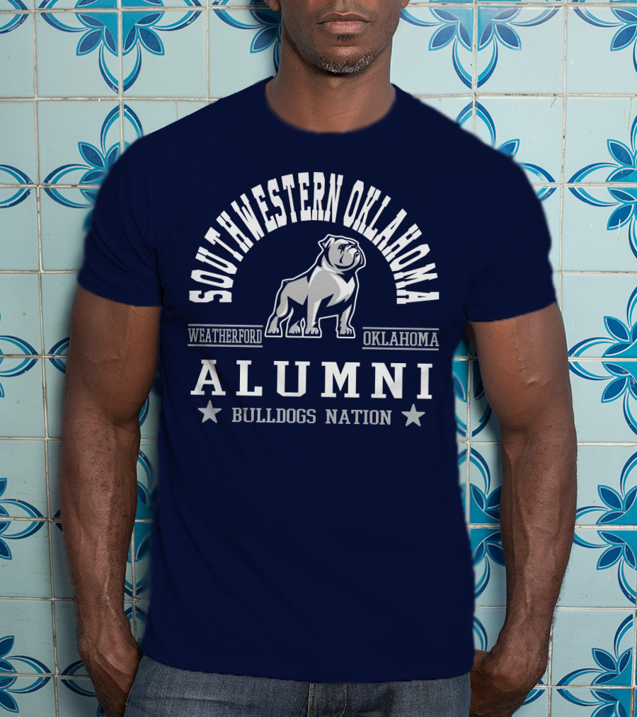 Southwestern Oklahoma Weatherford Bulldogs Alumni Nation T-Shirt