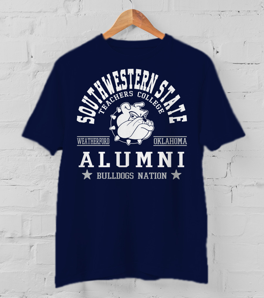 Southwestern State Teachers College Alumni Bulldogs Nation Weatherford Oklahoma T-Shirt