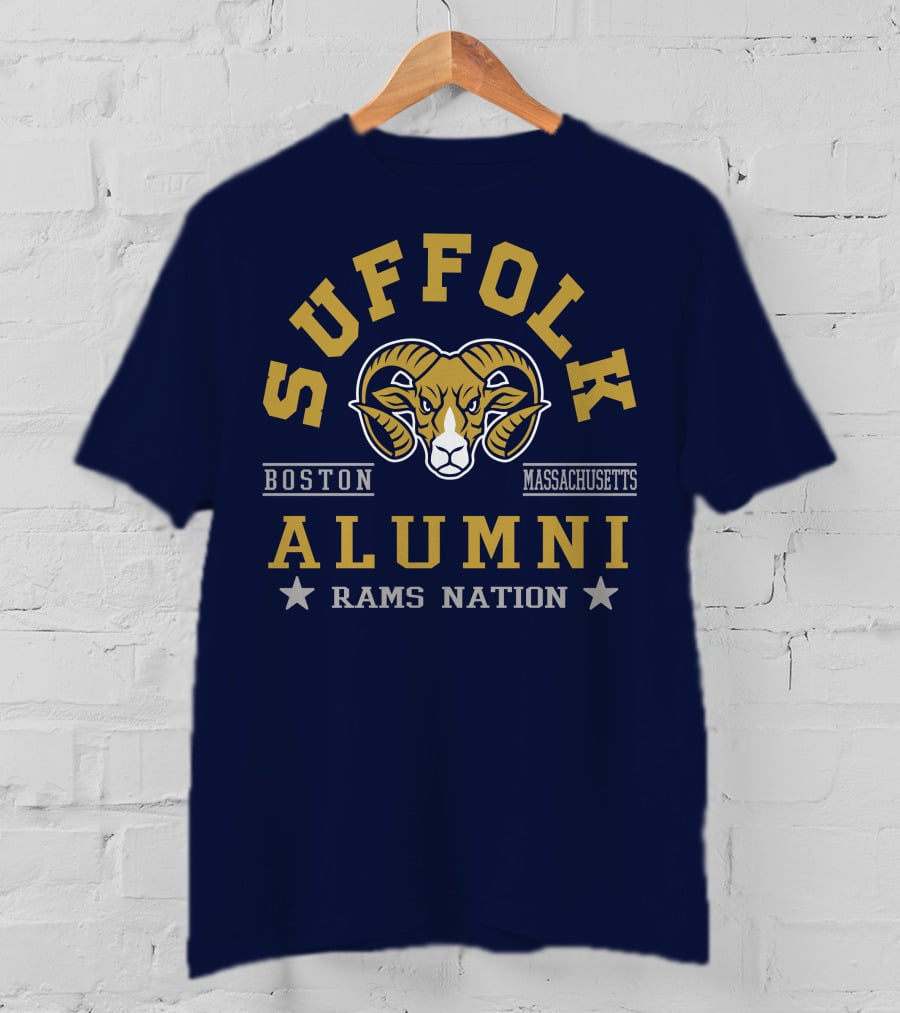 Suffolk Alumni Rams Nation Boston Massachusetts T-Shirt