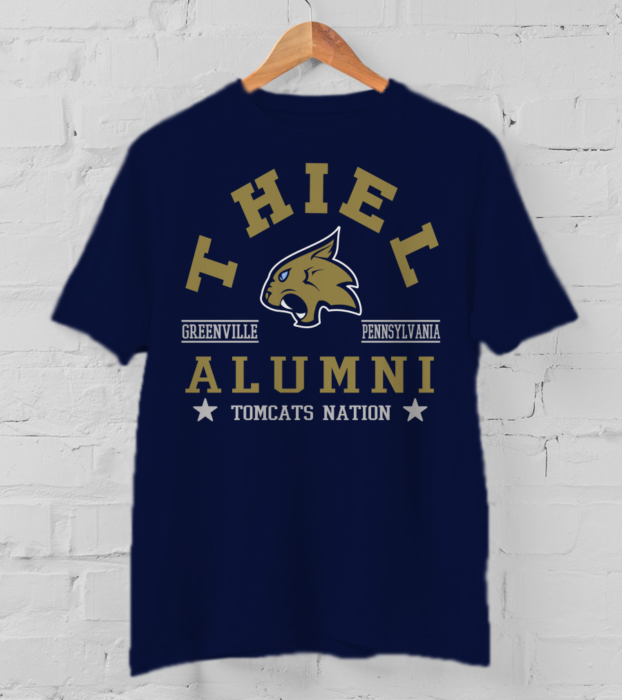 Thiel Alumni Tomcats Nation Greenville Pennsylvania T-Shirt