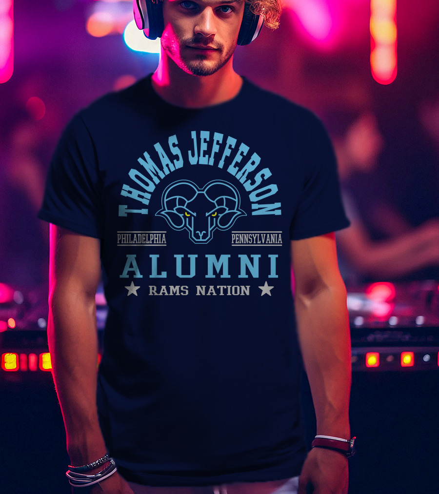Thomas Jefferson Alumni Rams Nation Philadelphia Pennsylvania T-Shirt