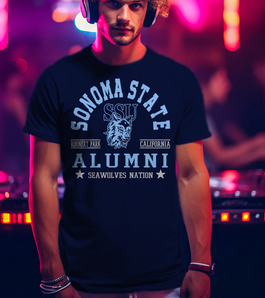 Sonoma State Alumni SSU Seawolves Nation Rohnert Park California T-Shirt