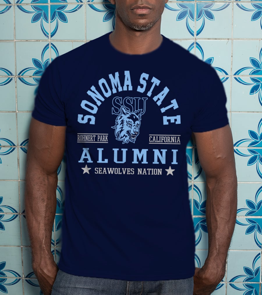 Sonoma State Alumni SSU Seawolves Nation Rohnert Park California T-Shirt