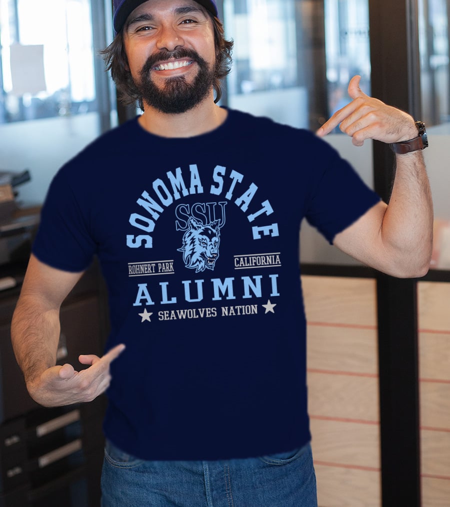 Sonoma State Alumni SSU Seawolves Nation Rohnert Park California T-Shirt