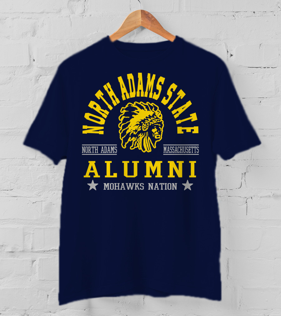 North Adams State Alumni Mohawks Nation Massachusetts T-Shirt