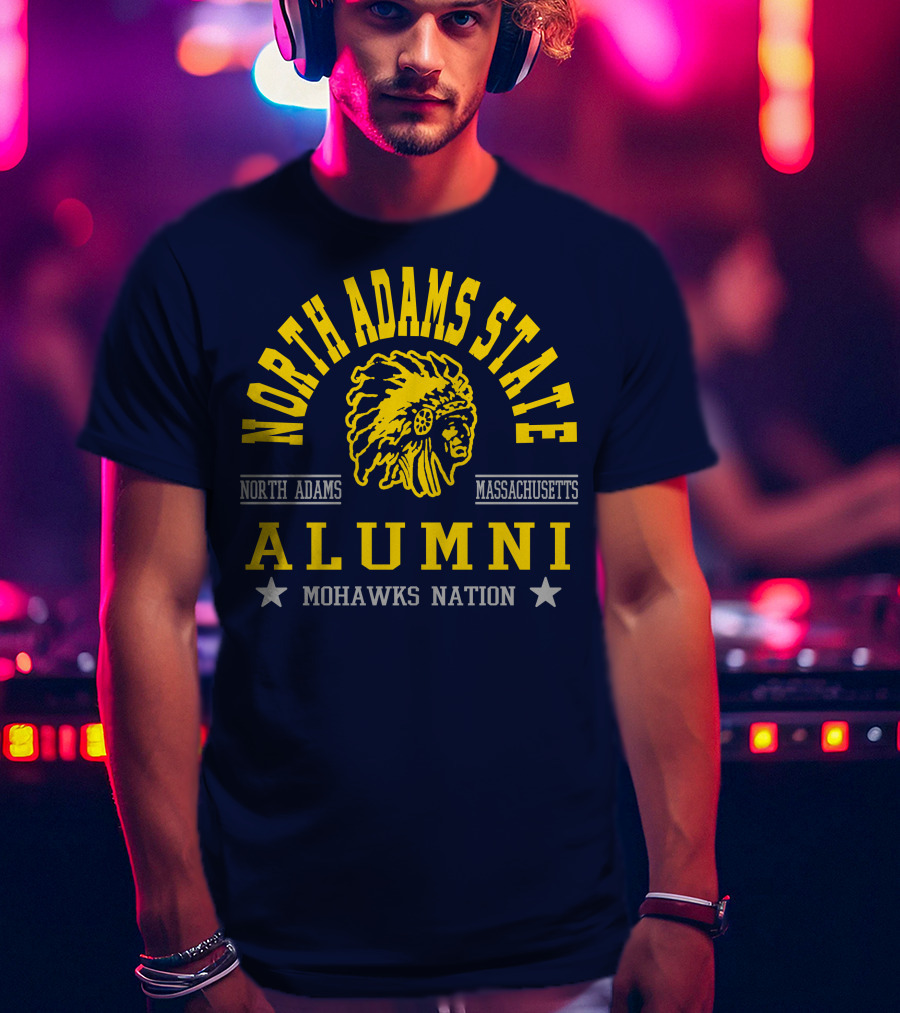 North Adams State Alumni Mohawks Nation Massachusetts T-Shirt
