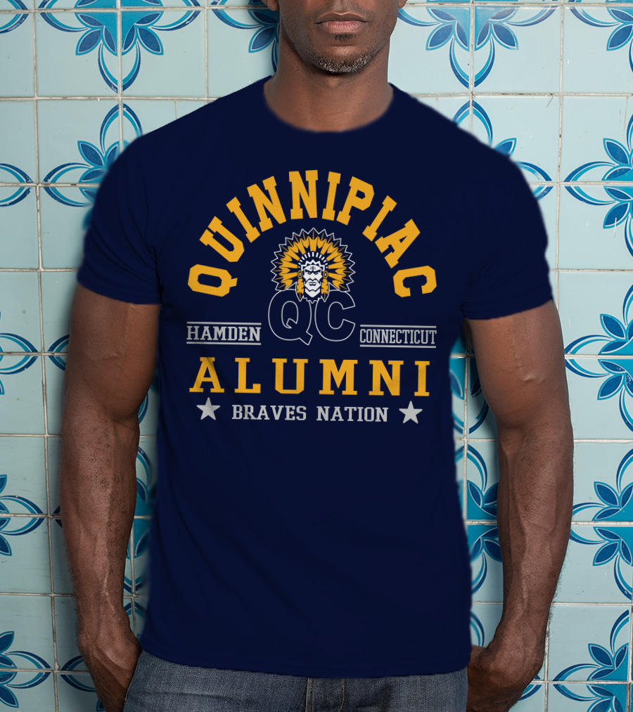 Quinnipiac QC Hamden Connecticut Alumni Braves Nation T-Shirt