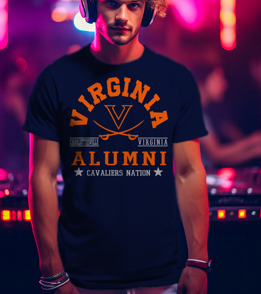Virginia Alumni Cavaliers Nation Charlottesville Virginia T-Shirt