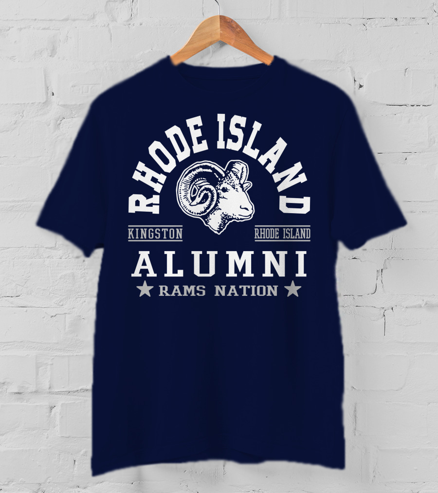 Rhode Island Alumni Rams Nation Kingston T-Shirt