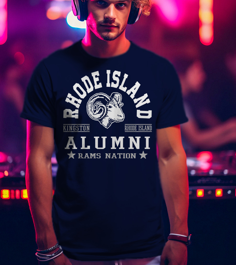 Rhode Island Alumni Rams Nation Kingston T-Shirt