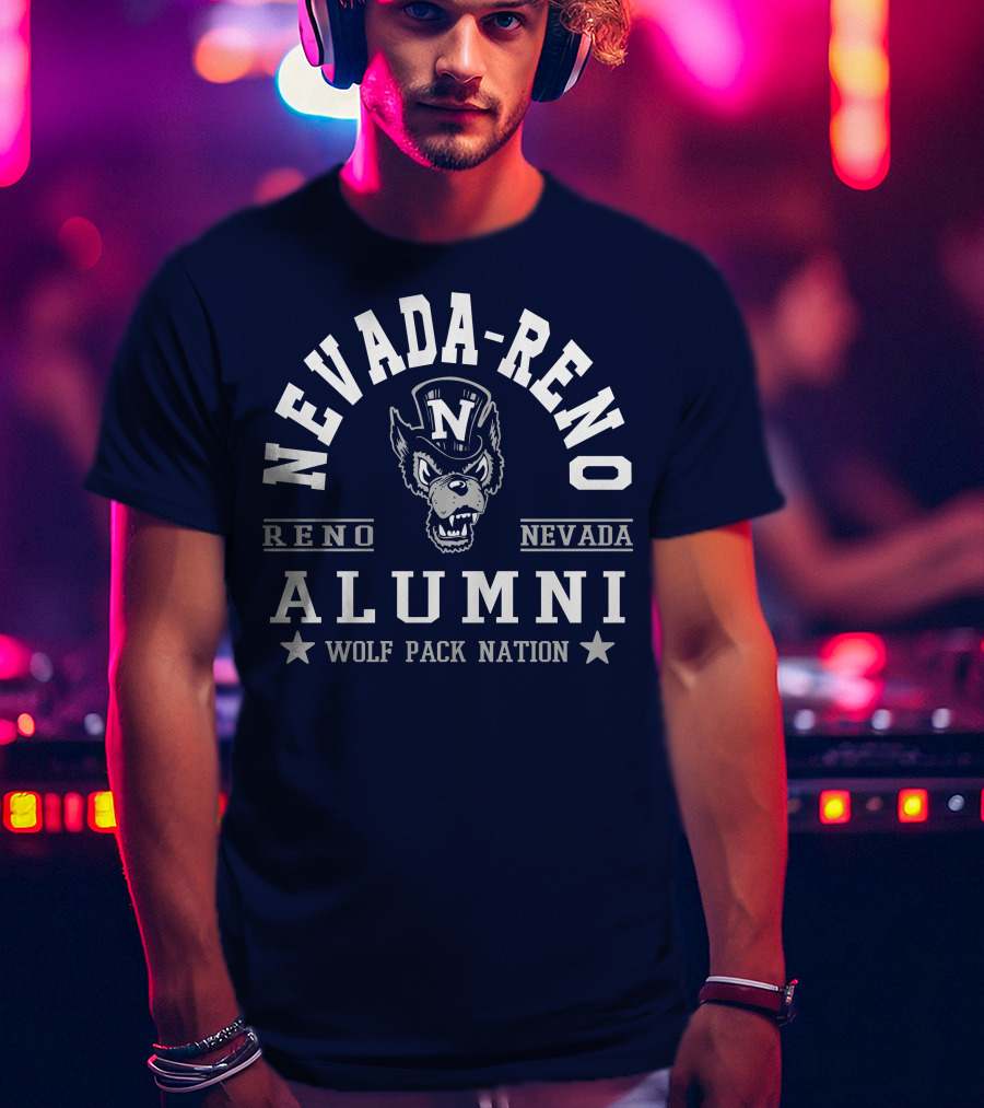 Nevada-Reno Alumni Wolf Pack Nation T-Shirt