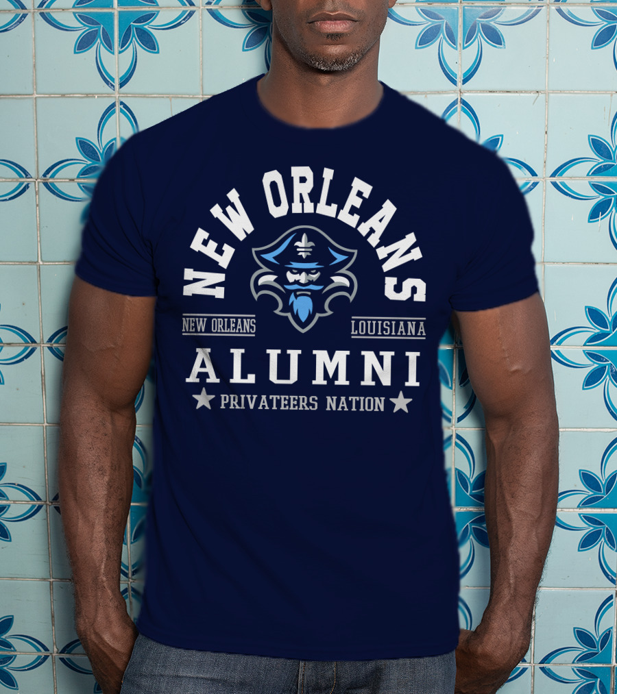New Orleans Louisiana Alumni Privateers Nation T-Shirt
