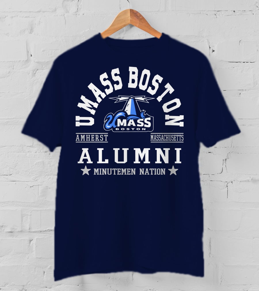 UMass Boston Alumni Amherst Massachusetts Minutemen Nation T-Shirt