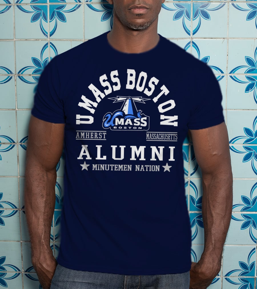 UMass Boston Alumni Amherst Massachusetts Minutemen Nation T-Shirt