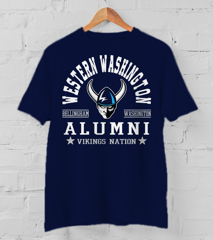 Western Washington Alumni Bellingham Vikings Nation T-Shirt