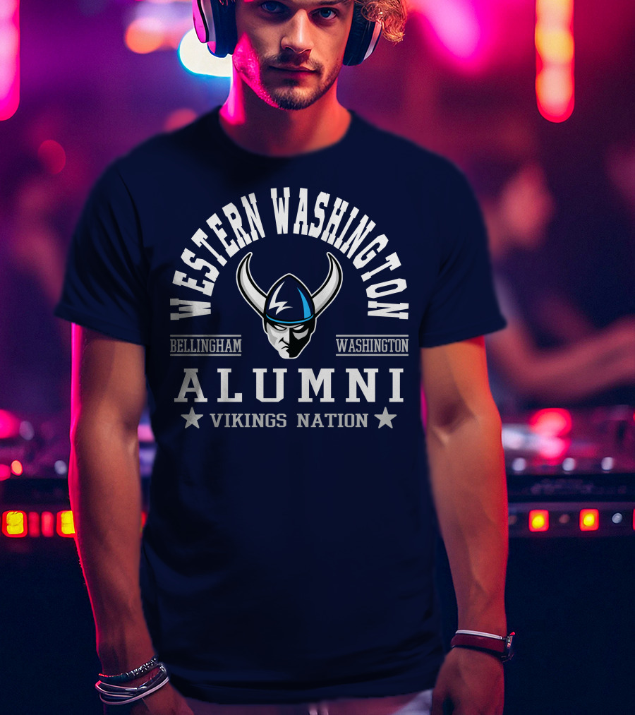 Western Washington Alumni Bellingham Vikings Nation T-Shirt