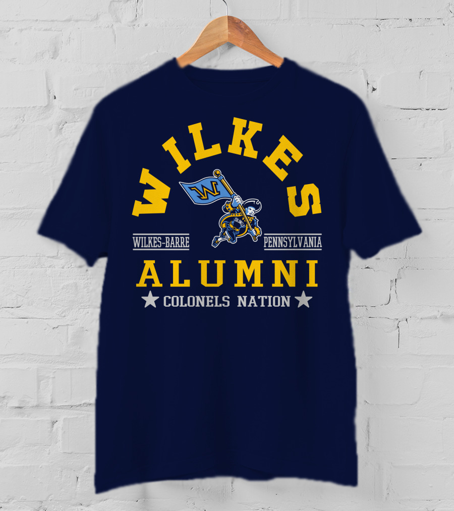 Wilkes Alumni Wilkes-Barre Pennsylvania Colonels Nation T-Shirt