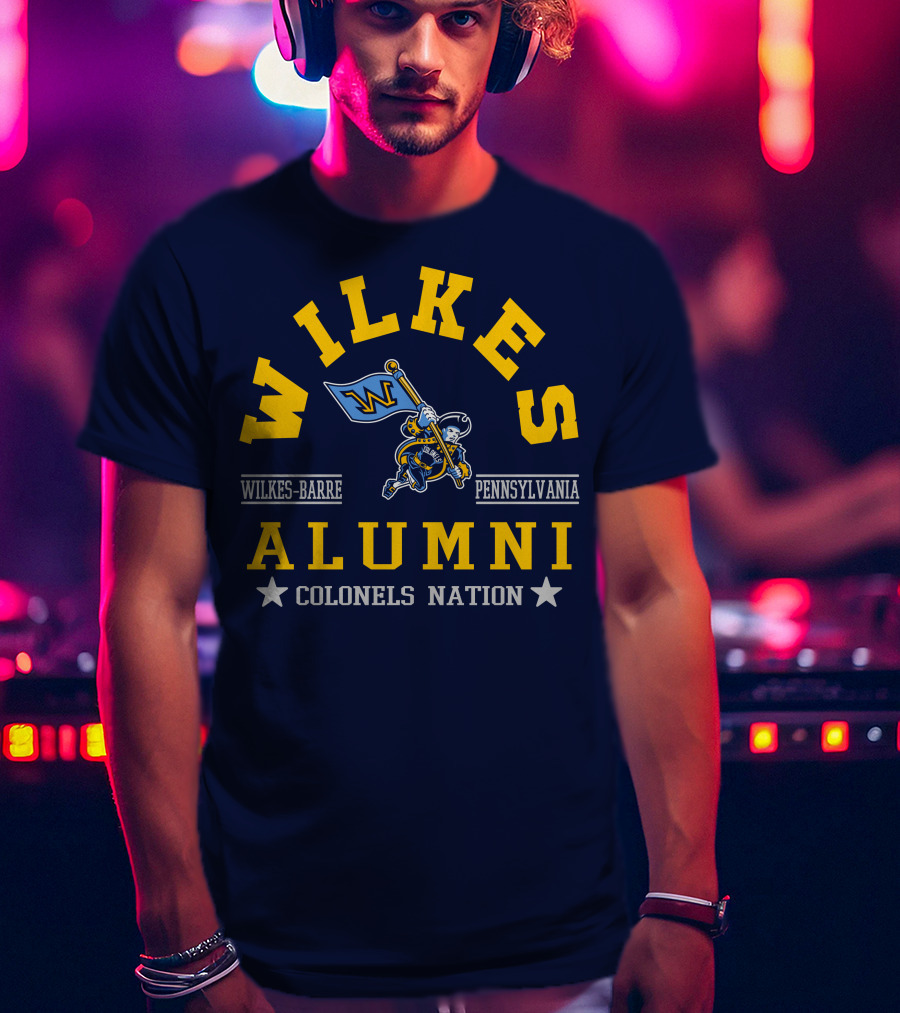 Wilkes Alumni Wilkes-Barre Pennsylvania Colonels Nation T-Shirt