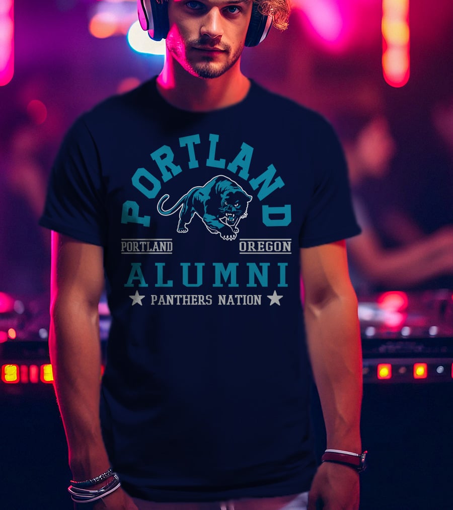 Portland Oregon Alumni Panthers Nation T-Shirt
