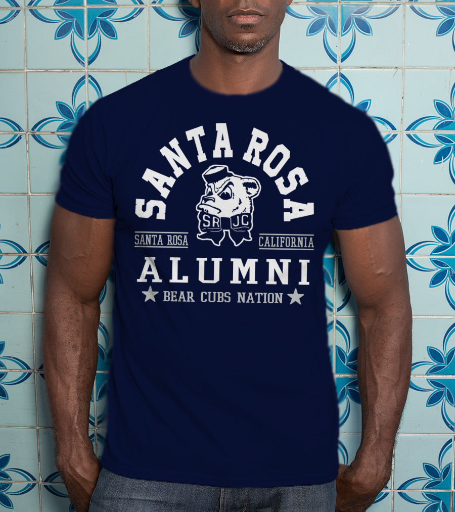 Santa Rosa Bear Cubs SRJC Alumni California Nation T-Shirt