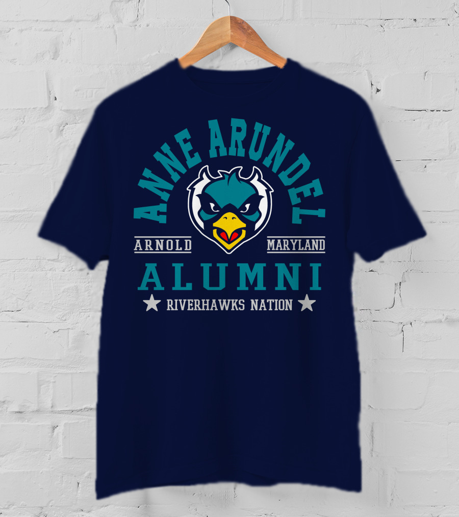 Anne Arundel Alumni Arnold Maryland Riverhawks Nation T-Shirt