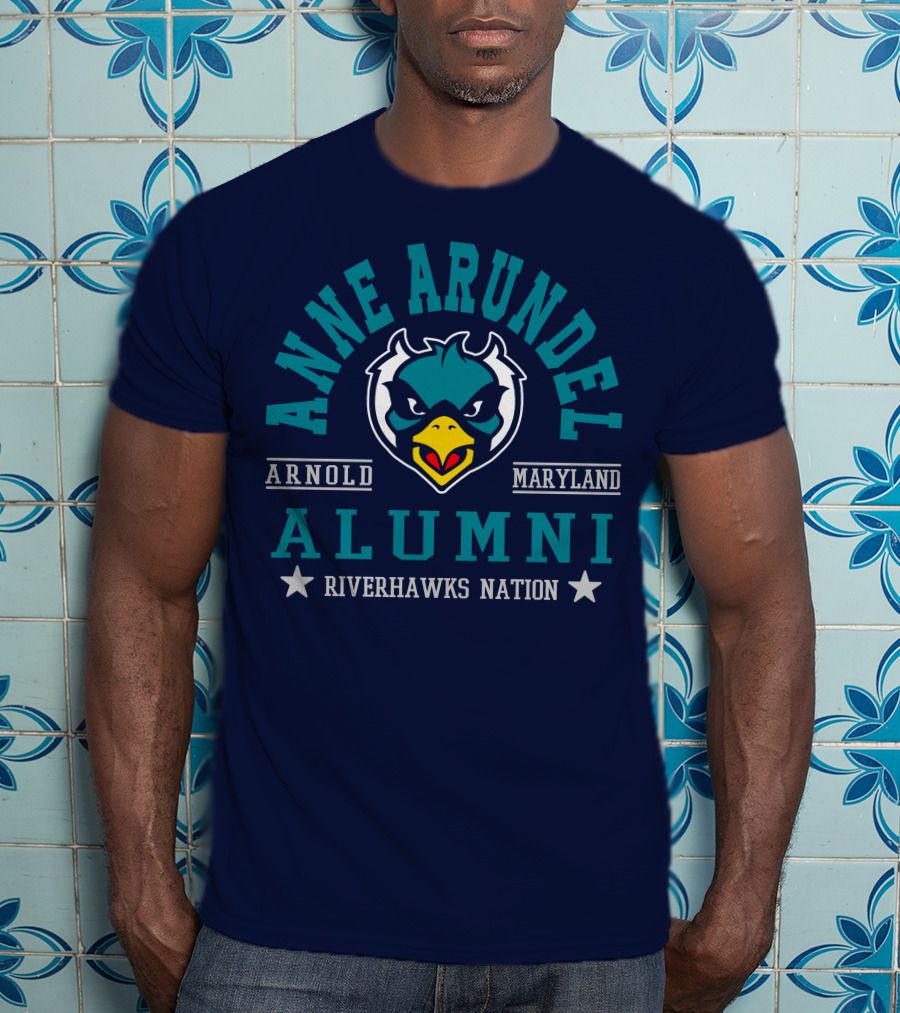 Anne Arundel Alumni Arnold Maryland Riverhawks Nation T-Shirt