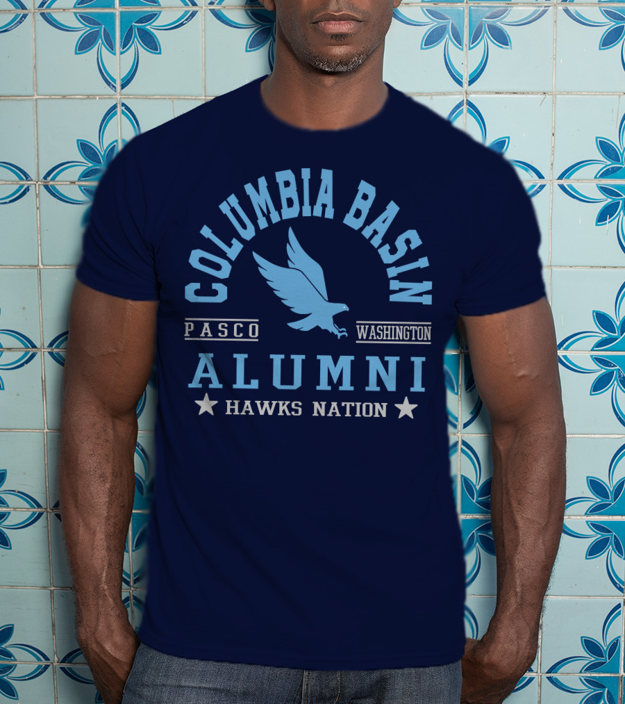 Columbia Basin Alumni Hawks Nation Pasco Washington T-Shirt
