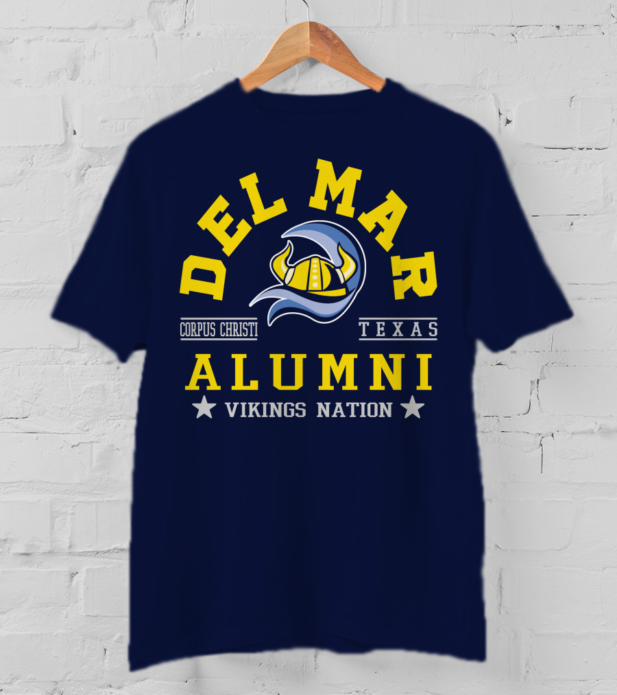 Del Mar College Corpus Christi Texas Alumni Vikings Nation T-Shirt