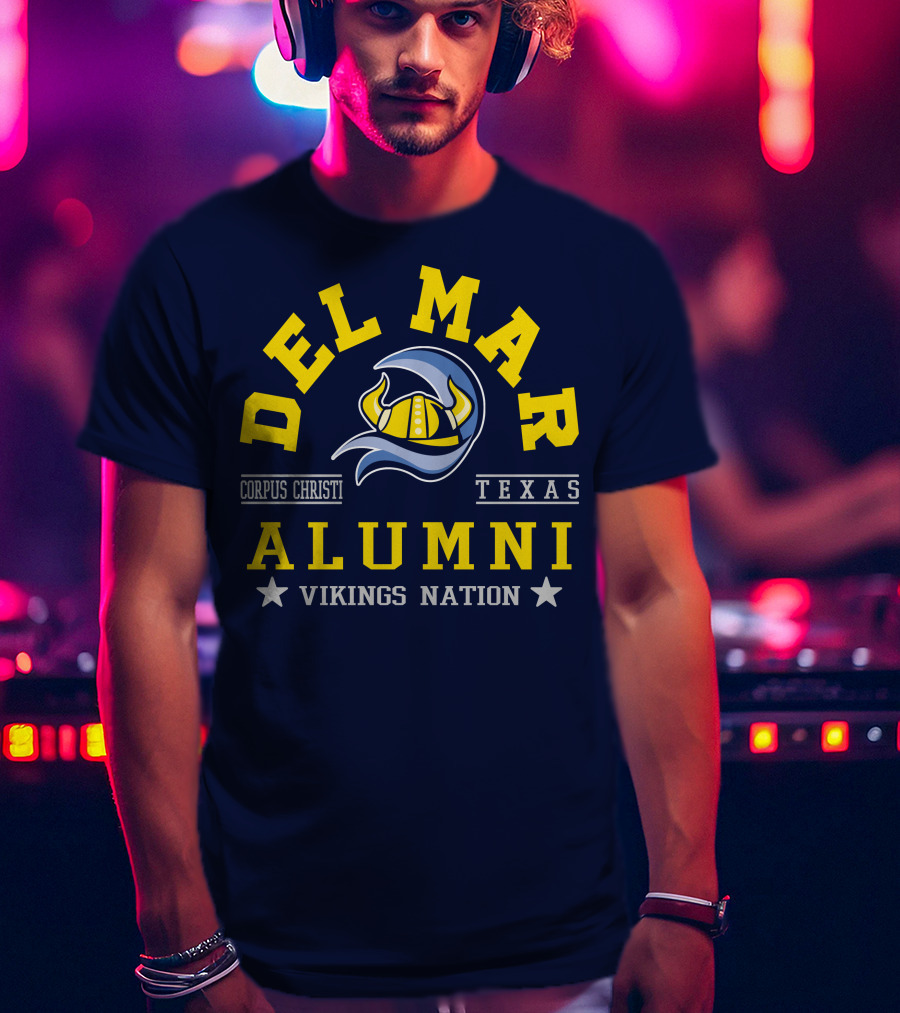 Del Mar College Corpus Christi Texas Alumni Vikings Nation T-Shirt