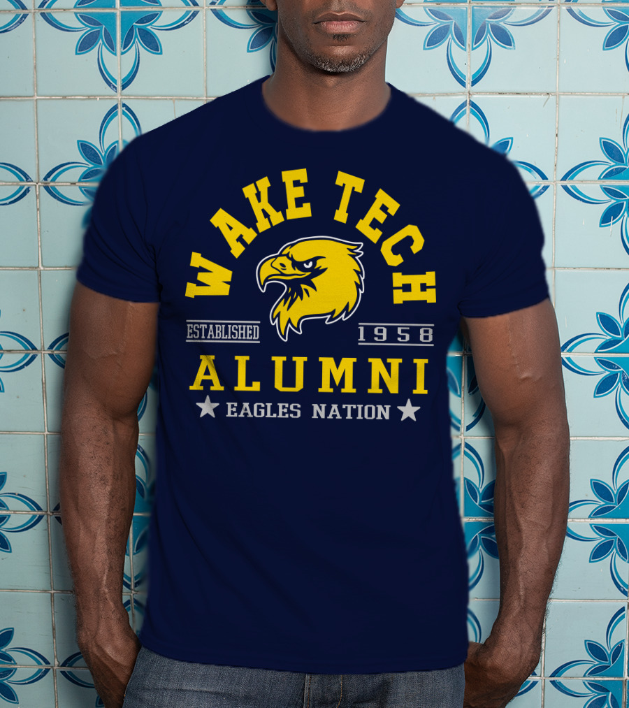 Wake Tech Alumni Eagles Nation Established 1958 T-Shirt