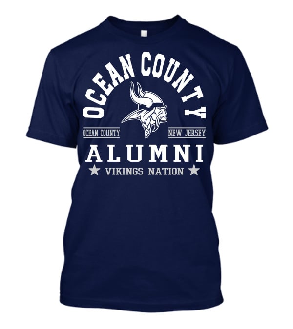 Ocean County New Jersey Alumni Vikings Nation T-Shirt