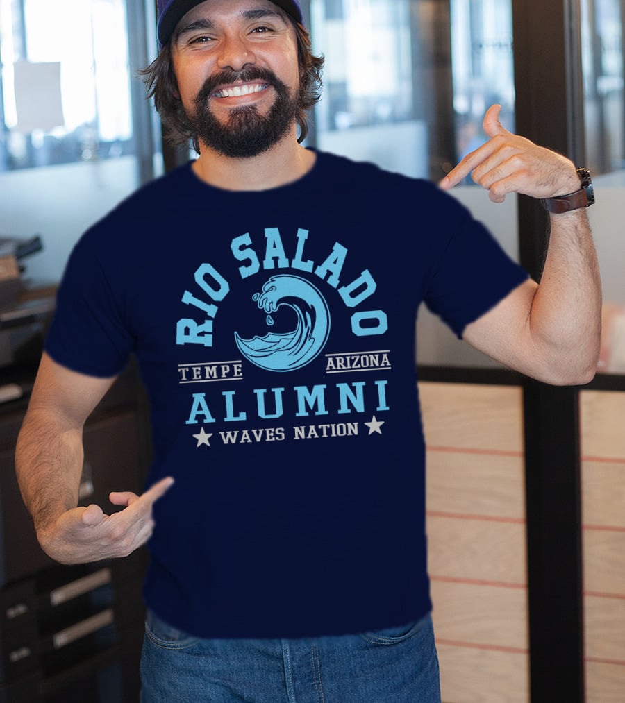 Rio Salado College Tempe Arizona Alumni Waves Nation T-Shirt