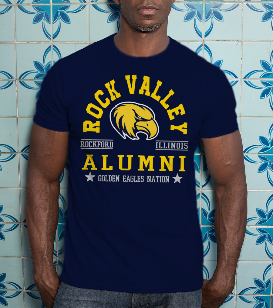 Rock Valley College Alumni Rockford Illinois Golden Eagles Nation T-Shirt